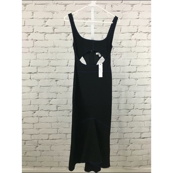 nordstrom black midi dress